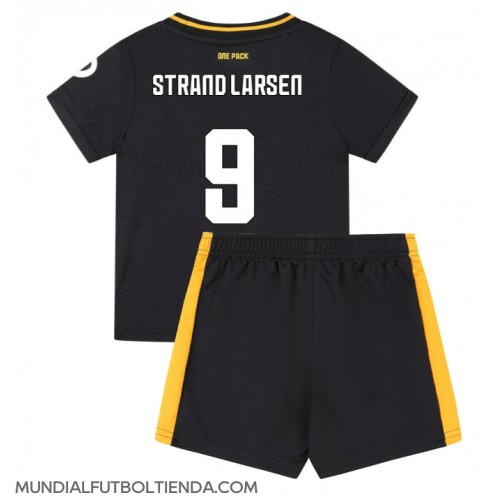Camiseta Wolves Rodrigo Gomes #19 Segunda Equipación Replica 2024-25 para niños mangas cortas (+ Pantalones cortos)